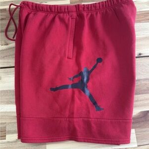 Nike Jordan Jumpman AIR Fleece Shorts Gym Red/Black Men's XL